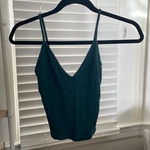 Brandy Melville Green Crop Top